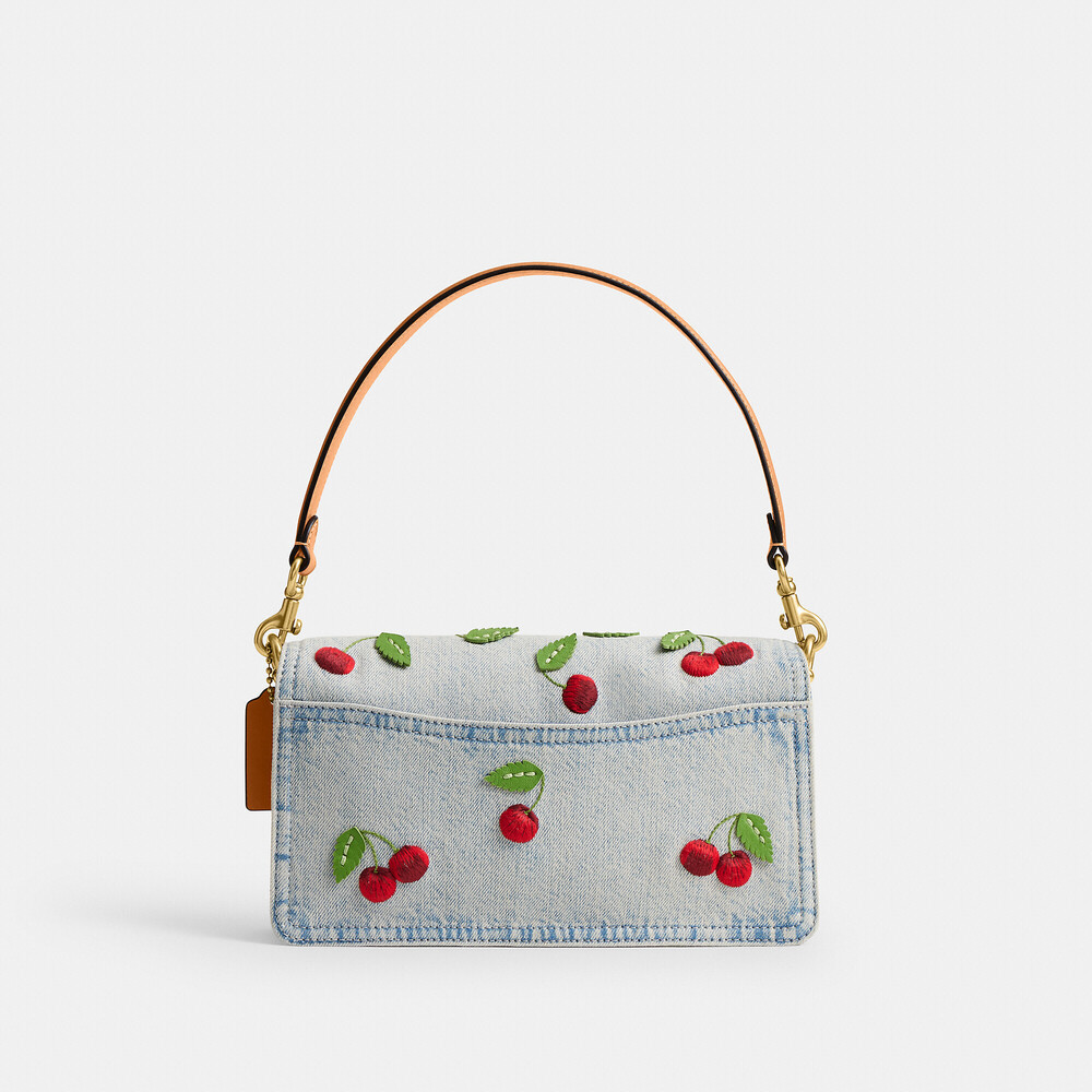 Coach Tabby Shoulder Bag 26 With Cherry Embroidery - Picture 3 of 7